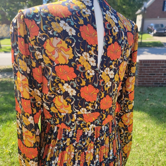 Traffic People Long Sleeve Dress "Julep" Size M - Picture 5 of 9